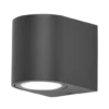 Aussenwandlampe Schwarz - GU10 Aluminium – Bild 2