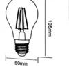 LED LEUCHTMITTEL - 7W, 2700K, E27 – Bild 3