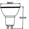 LED LEUCHTMITTEL - 5.5W, 2700K, GU10 – Bild 4