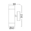 Rita-S-WL. 2 - 2xGU10 – Bild 4