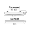 BRY-SMD-CRB-20W-RND-BLC-3IN1-LED PANEL – Bild 3