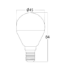BRY-ADVANCE-5W-E14-P45-3000K-LED BULB – Bild 4