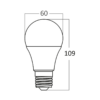 BRY-ADVANCE-8W-E27-A60-3000K-LED BULB – Bild 3