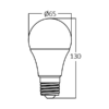 BRY-ADVANCE-13W-E27-A65-4000K-LED BULB – Bild 4