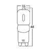 BRY-ADVANCE-3W-G9-320D-220V-6500K-LED BULB – Bild 3