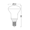 BRY-ADVANCE-6W-E14-R50-6500K-LED BULB – Bild 4
