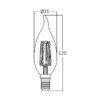 BRY-ADVANCE-4W-E14-C35T-CLR-2700K-LED BULB – Bild 4
