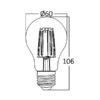 BRY-ADVANCE-7W-E27-A60-CLR-6500K-LED BULB – Bild 4