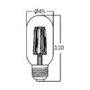 BRY-ADVANCE-4W-E27-T45-CLR-2700K-LED BULB – Bild 4