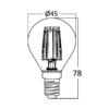 BRY-ADVANCE-4W-E14-P45-AMB-2200K-LED BULB – Bild 4