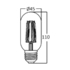 BRY-ADVANCE-4W-E27-T45-AMB-2200K-LED BULB – Bild 4