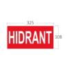 BRY-EXIT SING-HIDRANT -STICKER – Bild 3