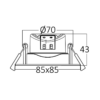 BRY-SPOTLED G3-7W-SQR-BLC-3IN1-LED SPOTLIGHT – Bild 7