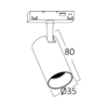 BRY-TRC035-6W-48VDC-3000K-BLC-MAG. TRACK – Bild 3