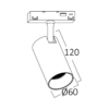 BRY-TRC060-18W-48VDC-3000K-BLC-MAG. TRACK – Bild 3