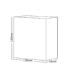 BRY-VEKTA-A-WL.2-BLC-2x2W-IP65-WALL LIGHT – Bild 5