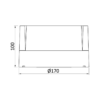BRY-WALLS-G1-RND-BLC-15W-4000K-IP65-WALL LIGHT – Bild 7