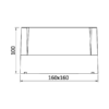 BRY-WALLS-G1-SQR-BLC-15W-3000K-IP65-WALL LIGHT – Bild 7