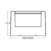 BRY-WALLS-G1-SQR-BLC-15W-3000K-IP65-WALL LIGHT – Bild 6