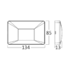 BRY-VEKTA-B-SQR-BLC-3W-3000K-IP65-WALL LIGHT – Bild 6