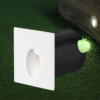 BRY-VECTOR-A-SQR-WHT-2W-3000K-IP65-WALL LIGHT – Bild 2