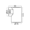 BRY-VEKTA-D-WL.1-BLC-1x9W-3000K-IP65-WALL LIGHT – Bild 4