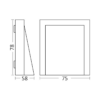 BRY-VEKTA-C-WL.1-BLC-1x6W-3000K-IP65-WALL LIGHT – Bild 7