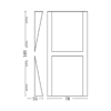 BRY-VEKTA-C-WL.2-BLC-2x6W-3000K-IP65-WALL LIGHT – Bild 7