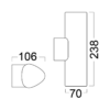 BRY-SIRIUS-WL.2-10W-3000K-IP54-WALL LIGHT – Bild 6