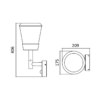 BRY-PARIS-WLS-1xE27-IP54-WALL LIGHT – Bild 4