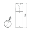 BRY-MILANO-500-1xE27-IP44-BOLLARD – Bild 4
