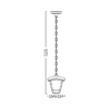BRY-BERLIN_WL.H-800mm-WHT-E27-IP44-WALL LIGHT – Bild 4