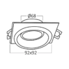 BRY-ALFA-E-SQR-F.WHT-SPOTLIGHT – Bild 3