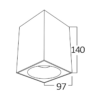 BRY-BETA-9414-SQR-WHT-GU10-SPOTLIGHT – Bild 5