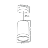 BRY-BETA-6020-PD-RND-BLC-GU10-SPOTLIGHT – Bild 5