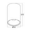 BRY-GAMA-5510-RND-GLD-GU10-SPOTLIGHT – Bild 5