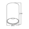 BRY-GAMA-5520-RND-BLC-GU10-SPOTLIGHT – Bild 7
