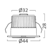 BRY-MINISPOT-A-3W-38D-3C-4000K-IP54-LED SPOTLIGHT – Bild 4