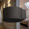 BRY-AVVA-WL01-8W-RND-BLC-3000K-WALL LIGHT – Bild 2