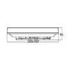 BRY-JADE-SQR-D260-20W-6500K-IP44-CEILING LIGHT – Bild 6