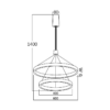 BRY-LINA-PD-2540-RND-BLC-65W-3IN1-CEILING LIGHT – Bild 4