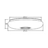 BRY-JADE-SRB-RND-36W-3IN1-IP20-CEILING FIXTURE – Bild 3