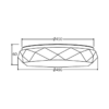 BRY-JADE-SRC-RND-36W-RMT-IP20-CEILING FIXTURE – Bild 3