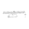 BRY-ARIA-600-12W-3IN1-CHR-IP44 MIRROR LAMP – Bild 4