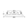 BRY-SMD-CRP-3W-RND-3NC-WHT-3000K-LED PANEL – Bild 6
