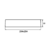 BRY-SMD-SRP-18W-SQR-WHT-3000K-LED PANEL – Bild 6