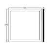 BRY-PANELLED-40W-595x595-WHT-4000K-LED PANEL – Bild 7