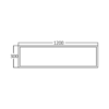 BRY-ALM-300x1200-WHT-SURFACE FRAME – Bild 3