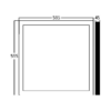 BRY-PANELLED-SL-50W-595x595-WHT-4000K-LED PANEL – Bild 6