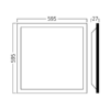 BRY-PANELLED-RL-40W-595x595-WHT-6500K-LED PANEL – Bild 6